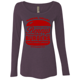 T-Shirts Vintage Purple / Small Benny's Burgers Women's Triblend Long Sleeve Shirt