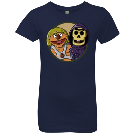 T-Shirts Midnight Navy / YXS Bert and Ernie Girls Premium T-Shirt