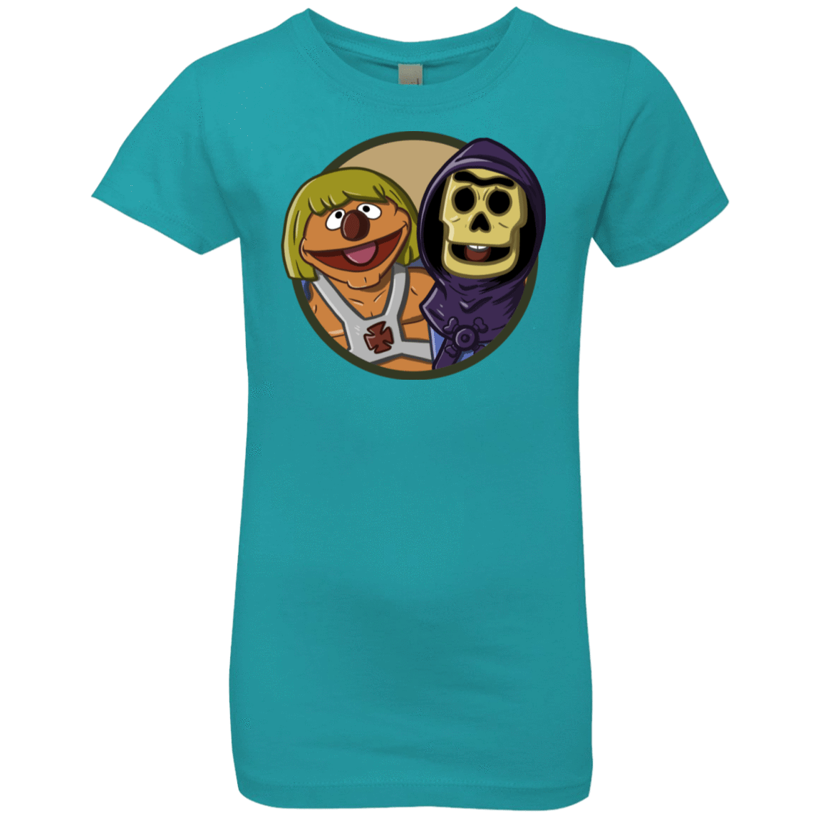 T-Shirts Tahiti Blue / YXS Bert and Ernie Girls Premium T-Shirt