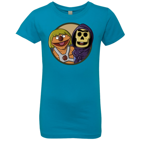 T-Shirts Turquoise / YXS Bert and Ernie Girls Premium T-Shirt