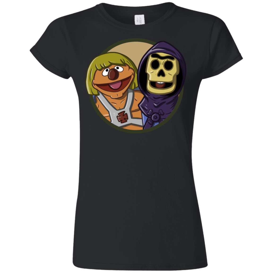 T-Shirts Black / S Bert and Ernie Junior Slimmer-Fit T-Shirt