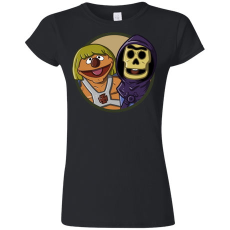 T-Shirts Black / S Bert and Ernie Junior Slimmer-Fit T-Shirt