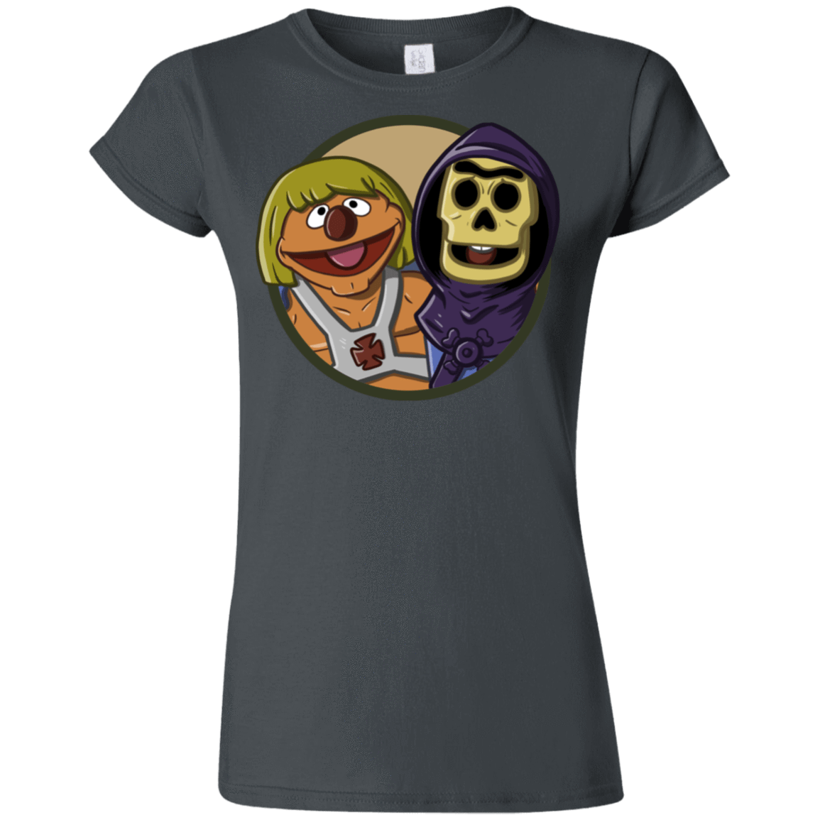 T-Shirts Charcoal / S Bert and Ernie Junior Slimmer-Fit T-Shirt