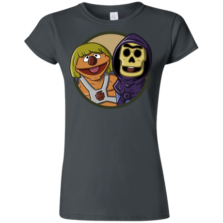 T-Shirts Charcoal / S Bert and Ernie Junior Slimmer-Fit T-Shirt