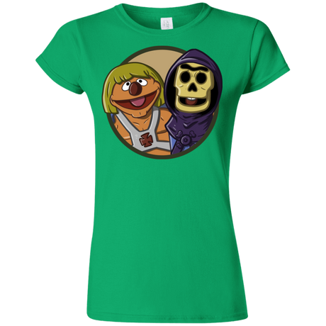 T-Shirts Irish Green / S Bert and Ernie Junior Slimmer-Fit T-Shirt