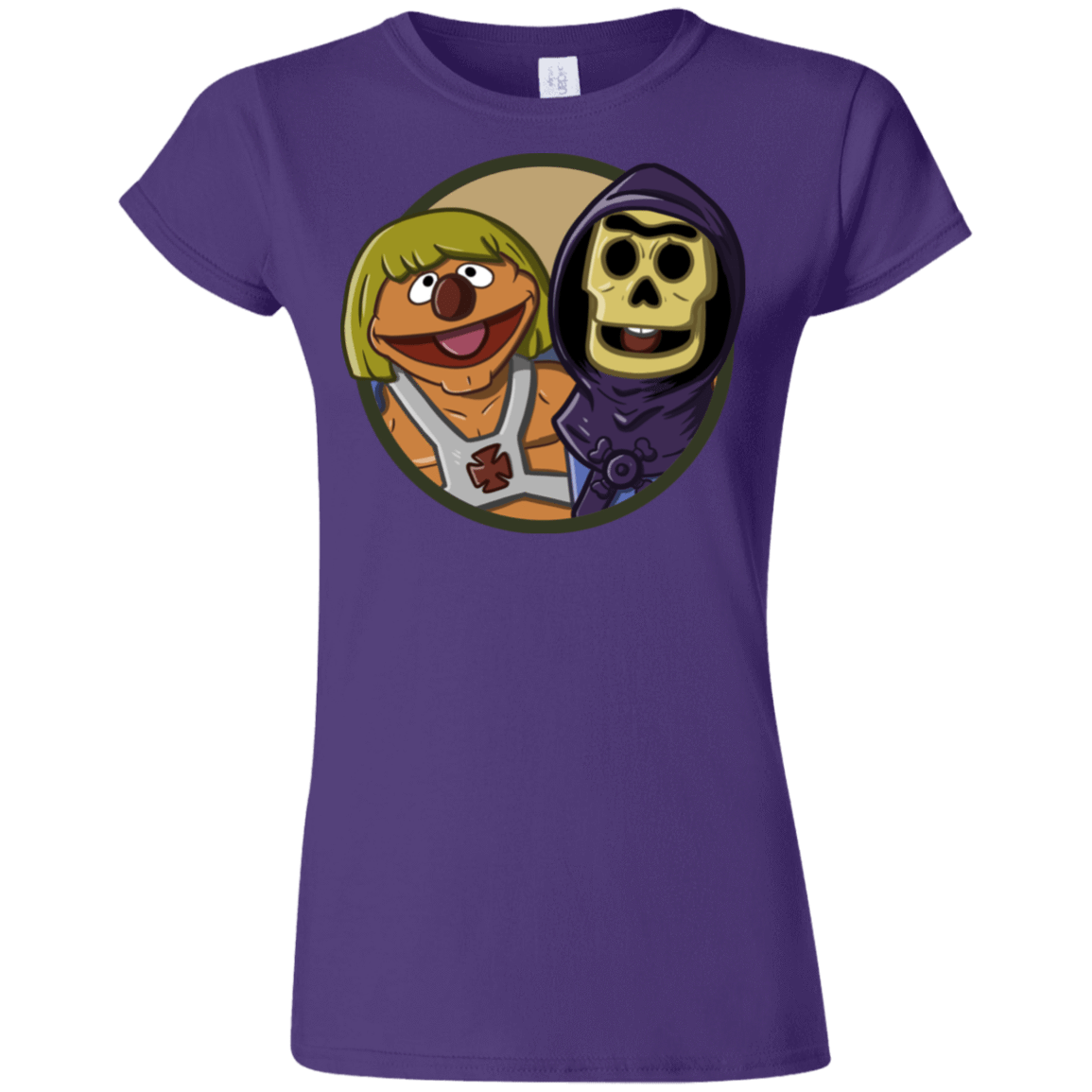 T-Shirts Purple / S Bert and Ernie Junior Slimmer-Fit T-Shirt