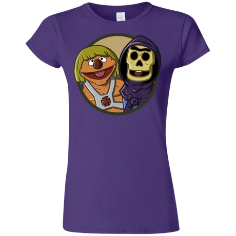 T-Shirts Purple / S Bert and Ernie Junior Slimmer-Fit T-Shirt