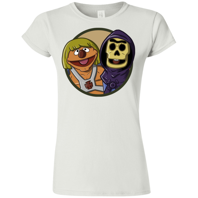 T-Shirts White / S Bert and Ernie Junior Slimmer-Fit T-Shirt