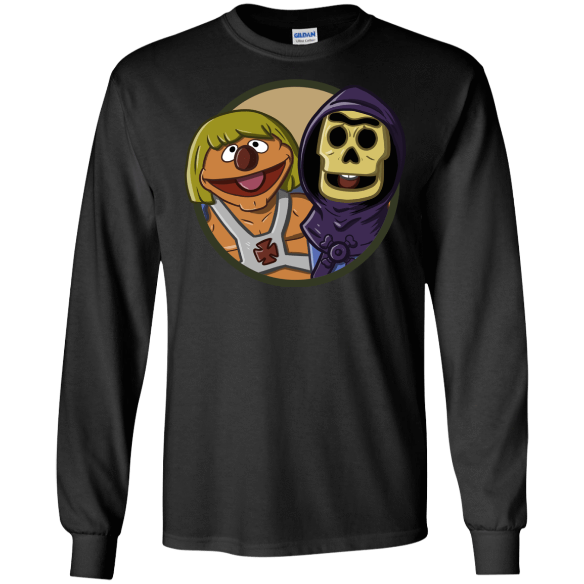 T-Shirts Black / S Bert and Ernie Men's Long Sleeve T-Shirt