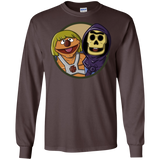 T-Shirts Dark Chocolate / S Bert and Ernie Men's Long Sleeve T-Shirt