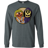 T-Shirts Dark Heather / S Bert and Ernie Men's Long Sleeve T-Shirt