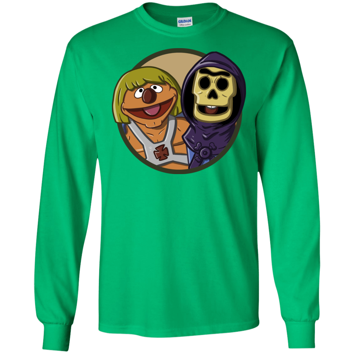 T-Shirts Irish Green / S Bert and Ernie Men's Long Sleeve T-Shirt