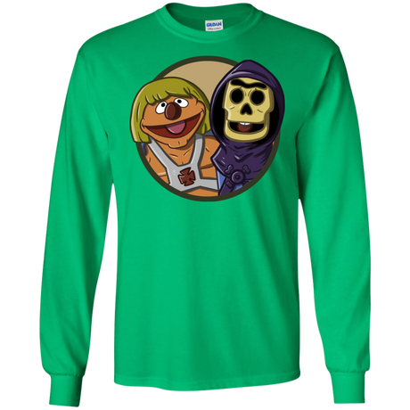 T-Shirts Irish Green / S Bert and Ernie Men's Long Sleeve T-Shirt