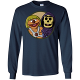 T-Shirts Navy / S Bert and Ernie Men's Long Sleeve T-Shirt