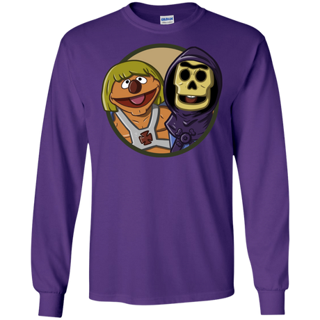 T-Shirts Purple / S Bert and Ernie Men's Long Sleeve T-Shirt