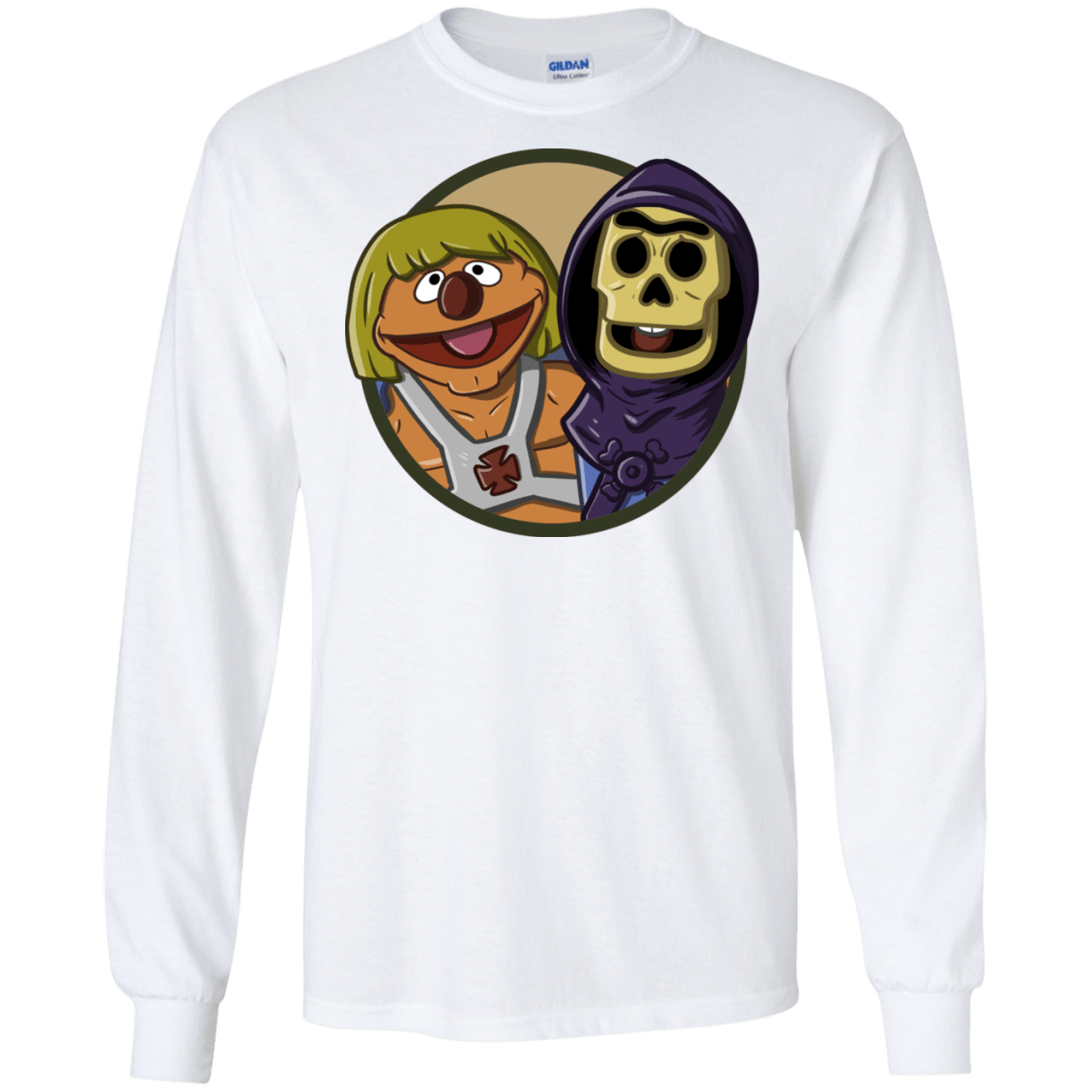 T-Shirts White / S Bert and Ernie Men's Long Sleeve T-Shirt