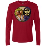 T-Shirts Cardinal / S Bert and Ernie Men's Premium Long Sleeve