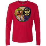 T-Shirts Red / S Bert and Ernie Men's Premium Long Sleeve