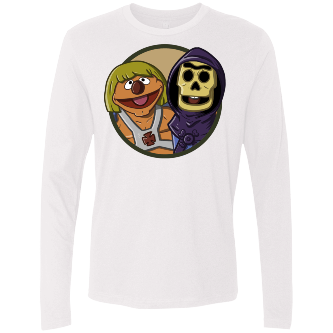 T-Shirts White / S Bert and Ernie Men's Premium Long Sleeve