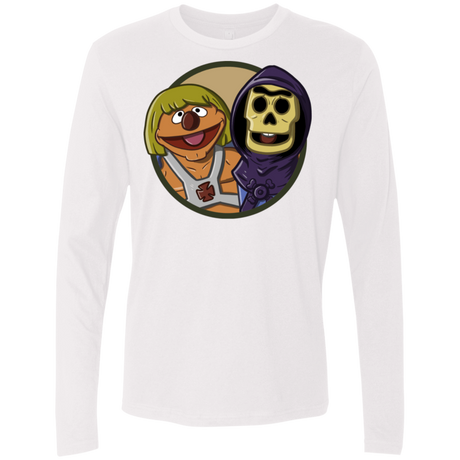 T-Shirts White / S Bert and Ernie Men's Premium Long Sleeve