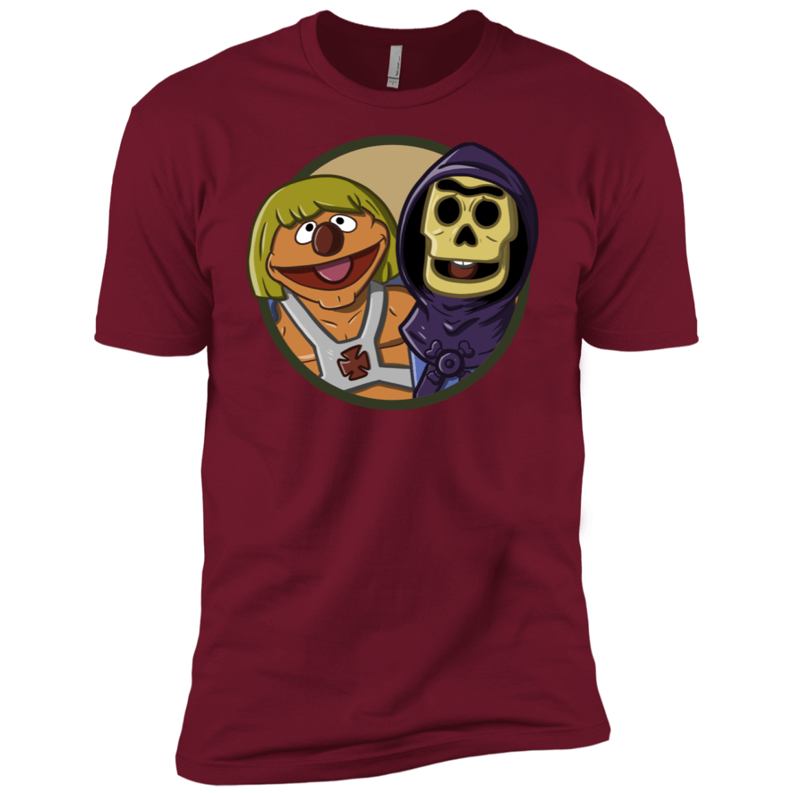 T-Shirts Cardinal / X-Small Bert and Ernie Men's Premium T-Shirt