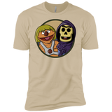 T-Shirts Sand / X-Small Bert and Ernie Men's Premium T-Shirt