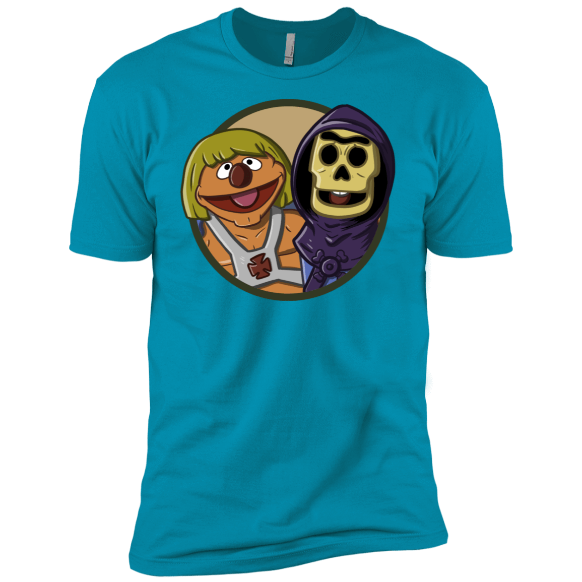 T-Shirts Turquoise / X-Small Bert and Ernie Men's Premium T-Shirt