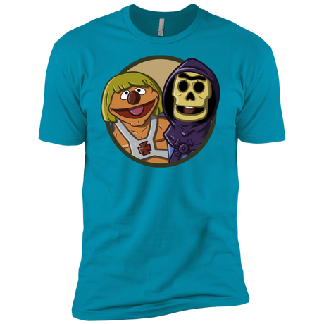 T-Shirts Turquoise / X-Small Bert and Ernie Men's Premium T-Shirt