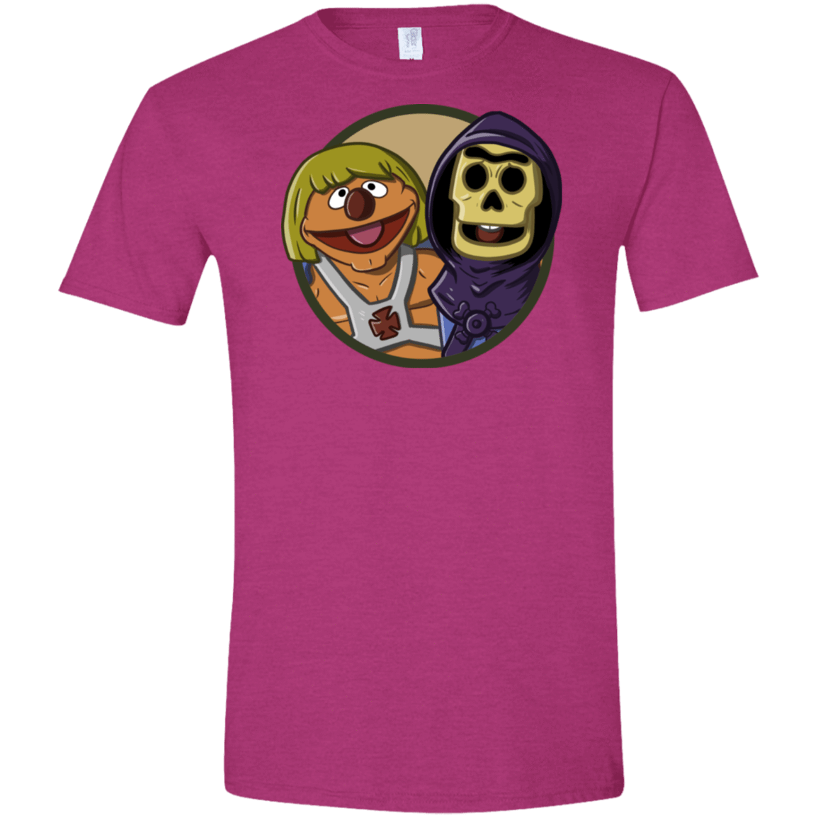 T-Shirts Antique Heliconia / S Bert and Ernie Men's Semi-Fitted Softstyle