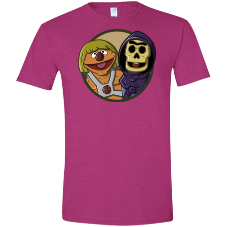T-Shirts Antique Heliconia / S Bert and Ernie Men's Semi-Fitted Softstyle