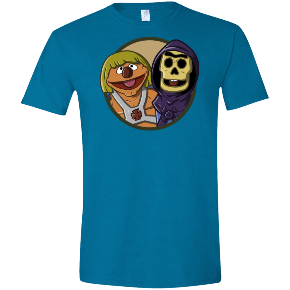T-Shirts Antique Sapphire / S Bert and Ernie Men's Semi-Fitted Softstyle