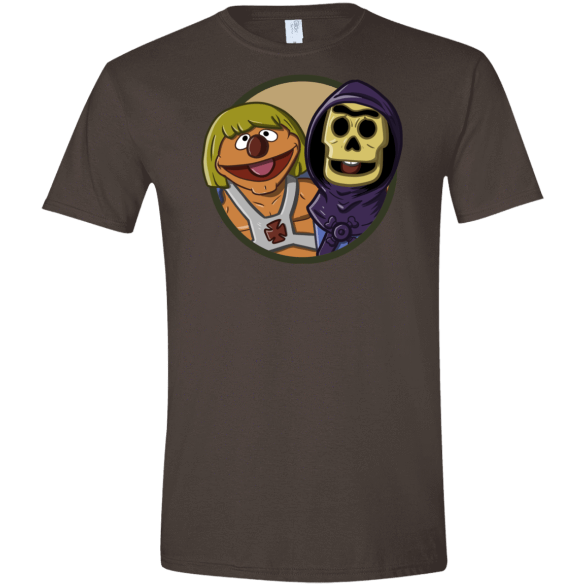 T-Shirts Dark Chocolate / S Bert and Ernie Men's Semi-Fitted Softstyle