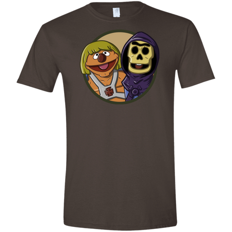 T-Shirts Dark Chocolate / S Bert and Ernie Men's Semi-Fitted Softstyle