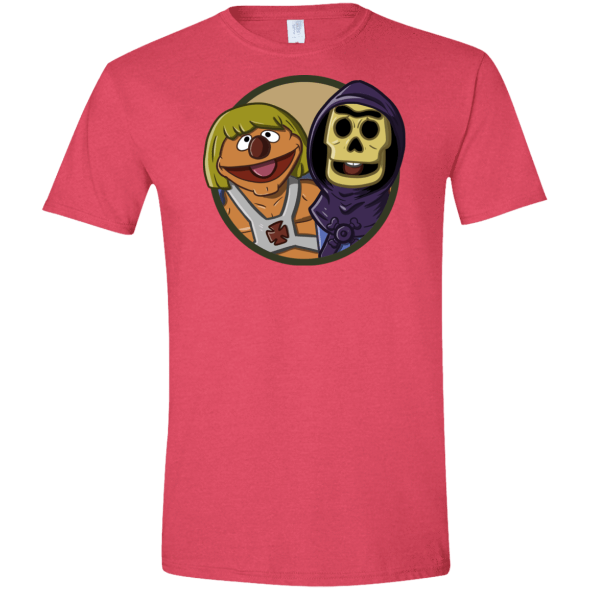 T-Shirts Heather Red / S Bert and Ernie Men's Semi-Fitted Softstyle