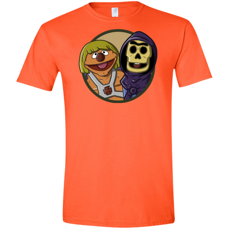 T-Shirts Orange / S Bert and Ernie Men's Semi-Fitted Softstyle