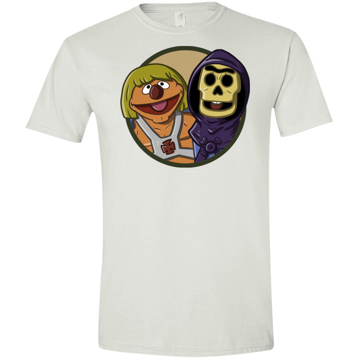 T-Shirts White / X-Small Bert and Ernie Men's Semi-Fitted Softstyle