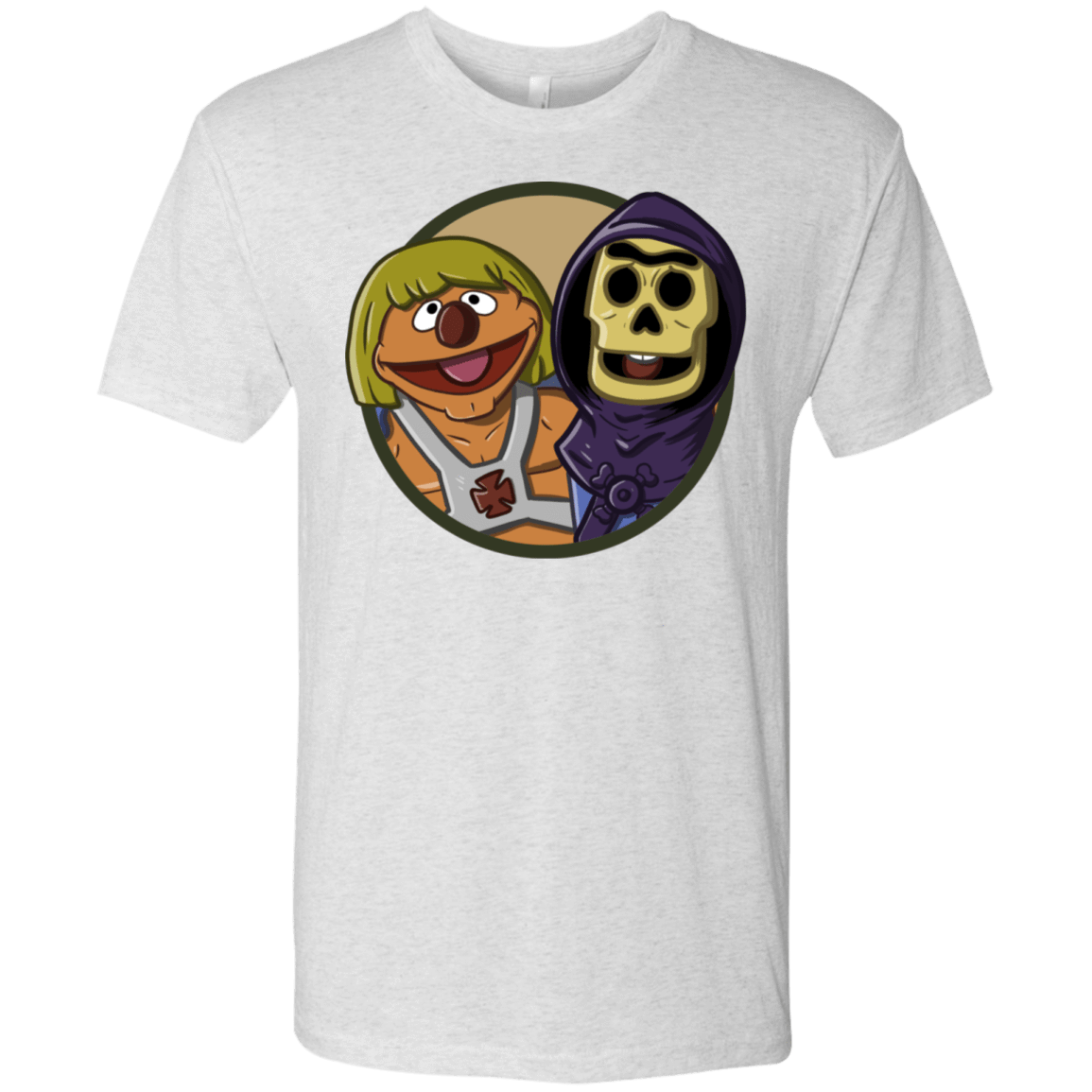 T-Shirts Heather White / S Bert and Ernie Men's Triblend T-Shirt