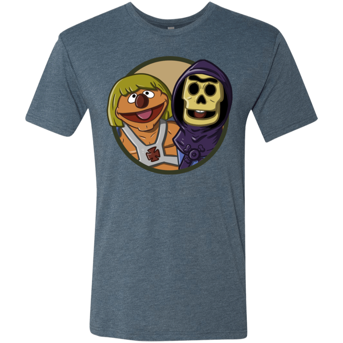 T-Shirts Indigo / S Bert and Ernie Men's Triblend T-Shirt