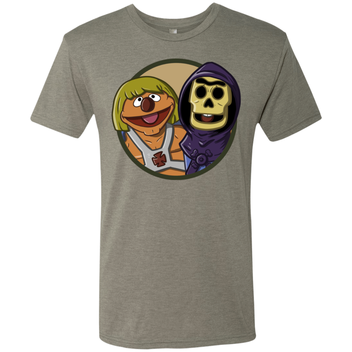T-Shirts Venetian Grey / S Bert and Ernie Men's Triblend T-Shirt