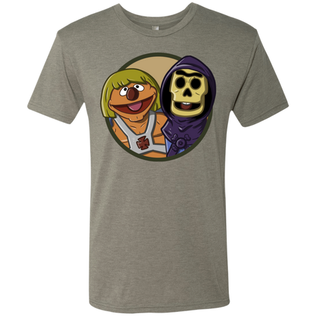 T-Shirts Venetian Grey / S Bert and Ernie Men's Triblend T-Shirt