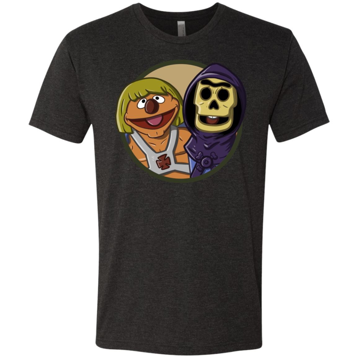 T-Shirts Vintage Black / S Bert and Ernie Men's Triblend T-Shirt