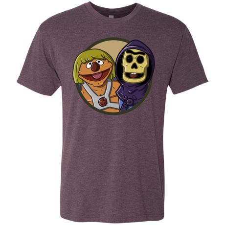 T-Shirts Vintage Purple / S Bert and Ernie Men's Triblend T-Shirt