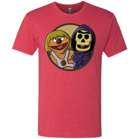 T-Shirts Vintage Red / S Bert and Ernie Men's Triblend T-Shirt