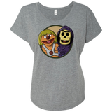 T-Shirts Premium Heather / X-Small Bert and Ernie Triblend Dolman Sleeve