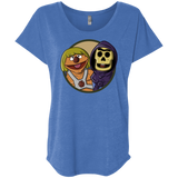 T-Shirts Vintage Royal / X-Small Bert and Ernie Triblend Dolman Sleeve