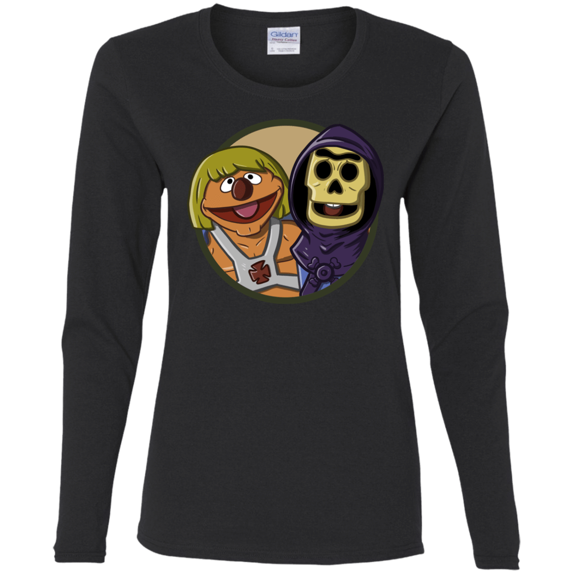 T-Shirts Black / S Bert and Ernie Women's Long Sleeve T-Shirt