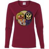 T-Shirts Cardinal / S Bert and Ernie Women's Long Sleeve T-Shirt