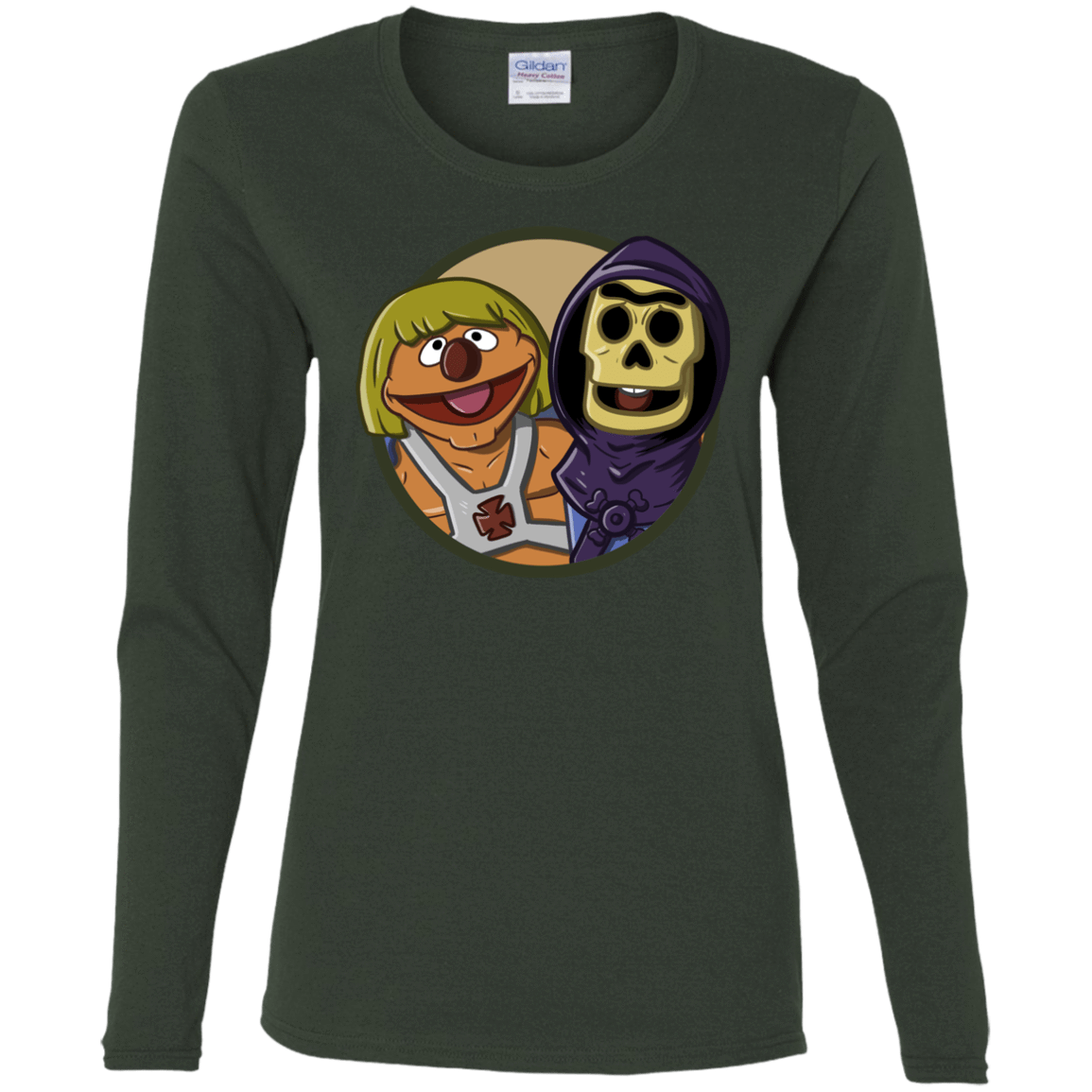 T-Shirts Forest / S Bert and Ernie Women's Long Sleeve T-Shirt