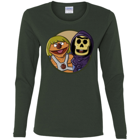 T-Shirts Forest / S Bert and Ernie Women's Long Sleeve T-Shirt