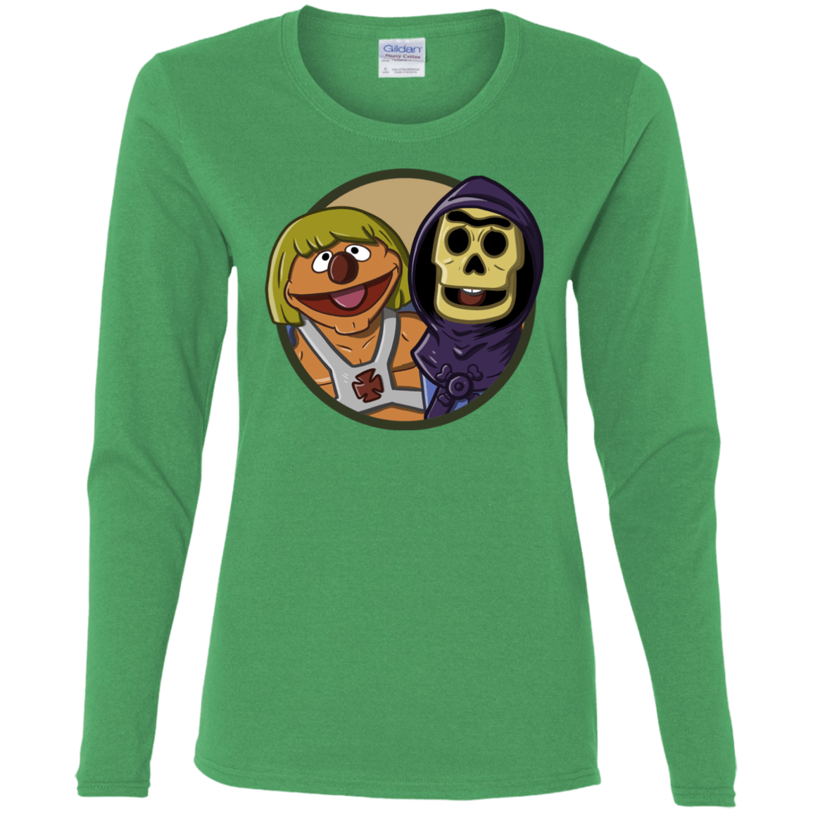 T-Shirts Irish Green / S Bert and Ernie Women's Long Sleeve T-Shirt